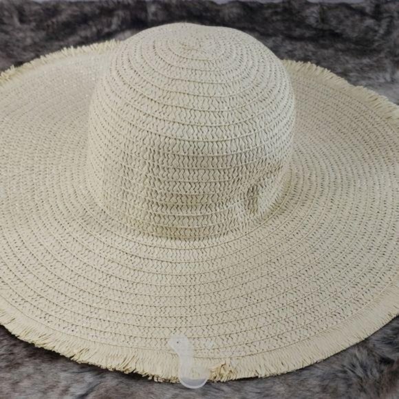 Ladies Summer Floppy foldable‎ Brim Straw Sun hat - Picture 2 of 5